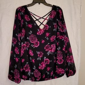 Women's long sleeve Torrid blouse